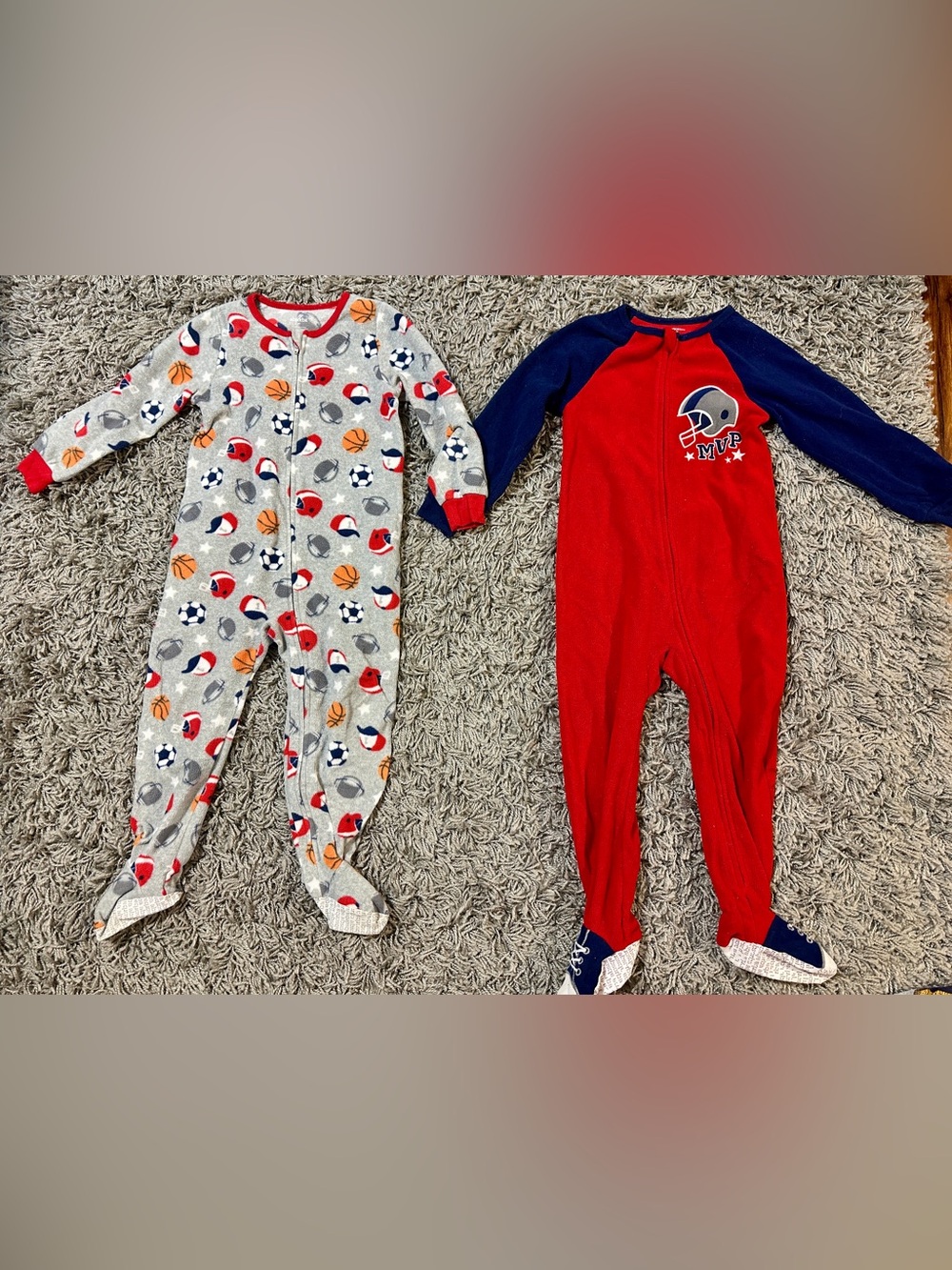 Absorba Toddler Fleece Sports Pajamas